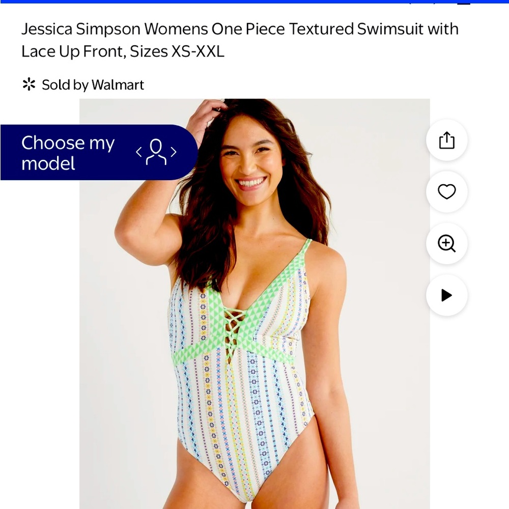 NWOT Jessica Simpson one piece
